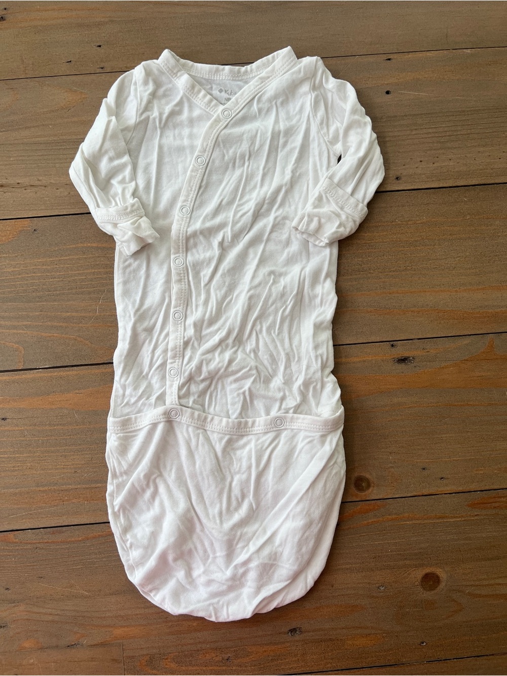Kyte BABY Bamboo Infant Gown with Side Snap Closure - Newborn